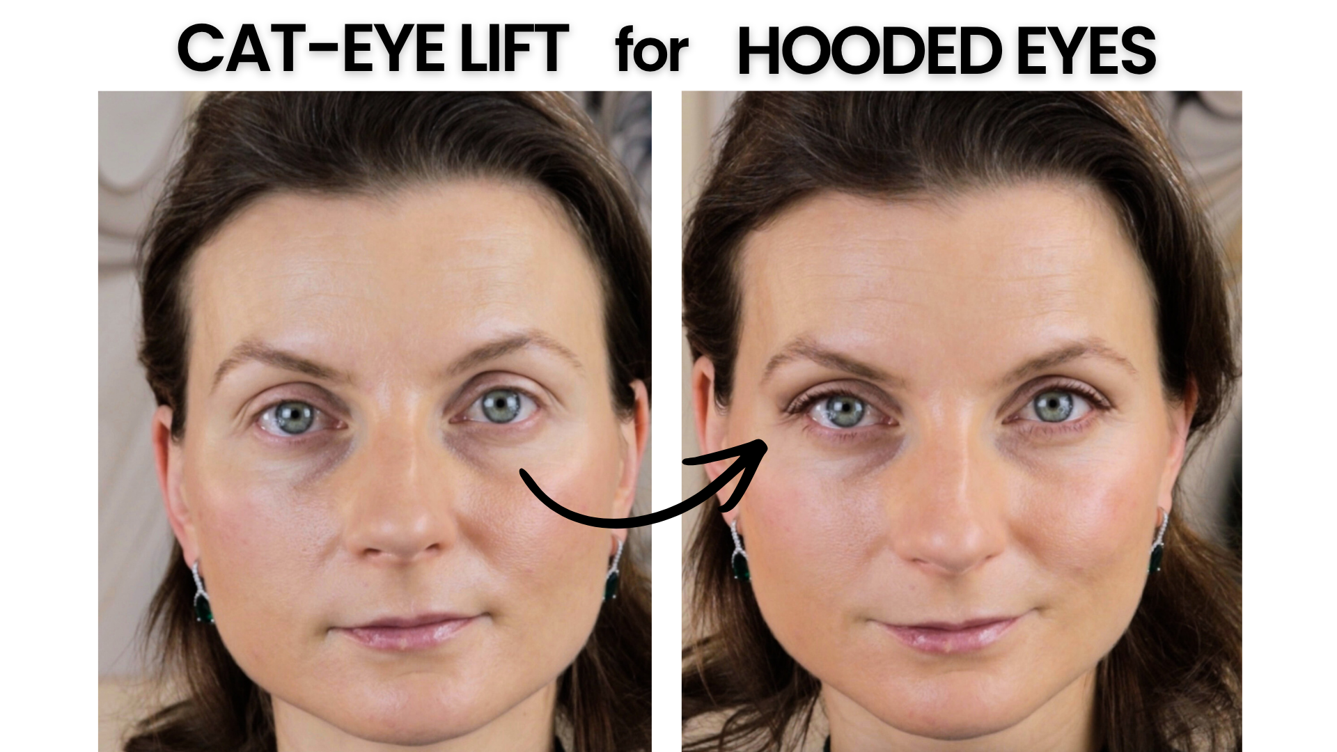 Instant Eye Lift: Mastering the Cat-Eye for Hooded Eyes Over 40